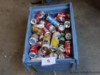 Lot div blikjes bier, zonder de pvc bak - afbeelding 1 van  1