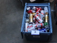 Lot div blikjes bier, zonder de pvc bak - afbeelding 1 van  1
