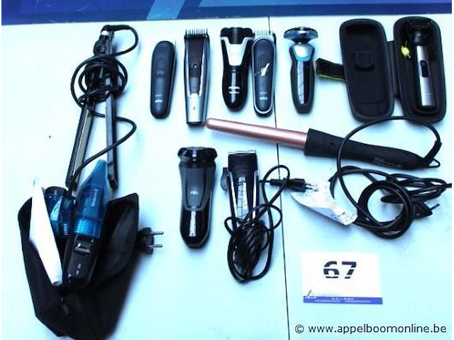 Lot div verzorgingsapparaten, wo scheermachines, zonder kabels, werking niet gekend - afbeelding 1 van  3