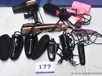 Lot div verzorgingstoestellen, wo scheerapparaten, haardroger, enz, werking niet gekend en wo zonder kabel - afbeelding 1 van  3