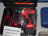 Lot divers gereedschap wo accu boormachine, sleutelset - afbeelding 4 van  4