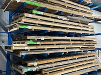 Lot diverse aluminium composiet- en kunststofplaten wo alucoil