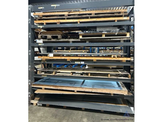 Lot diverse aluminium platen - afbeelding 1 van  2