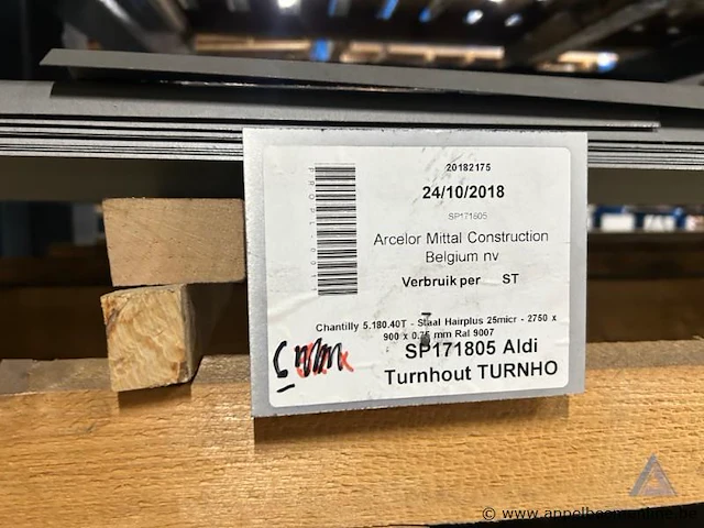 Lot diverse aluminium platen - afbeelding 2 van  2