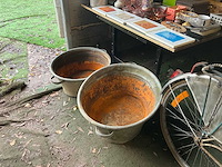 Lot diverse antieken items kast - afbeelding 26 van  26