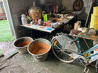 Lot diverse antieken items kast - afbeelding 22 van  26