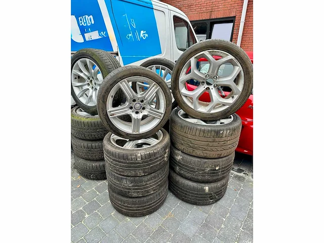 Lot diverse autobanden sets met velg - afbeelding 12 van  33