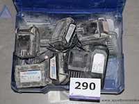 Lot diverse batterijen plus opladers berner - afbeelding 1 van  2