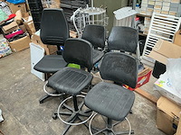 Lot diverse bureaustoelen 5x - afbeelding 2 van  8