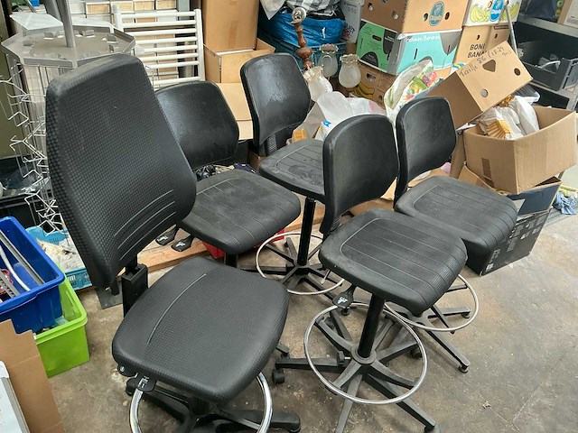 Lot diverse bureaustoelen 5x - afbeelding 3 van  8