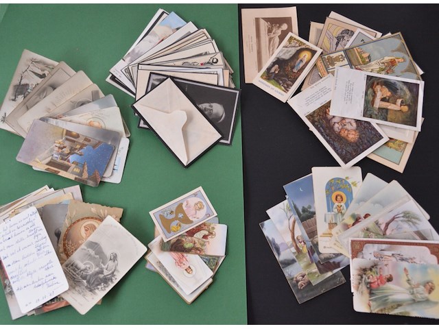 Lot diverse doodsprentjes en communiekaartjes - afbeelding 5 van  5