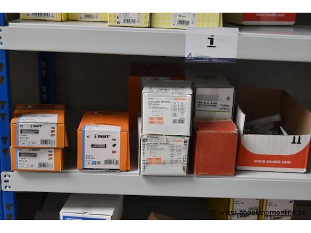 Lot diverse dozen bevestigingsmaterialen, wo. pgb-fasteners, soudal, smart, fischer, sufix - afbeelding 3 van  5