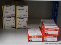 Lot diverse dozen bevestigingsmaterialen, wo. pgb-fasteners, soudal, smart, fischer, sufix - afbeelding 5 van  5