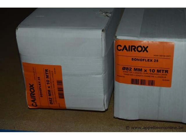 Lot diverse dozen flexibele ventilatiebuis, cairox, sonoflex 25, wo. ø82 mm, ø203 mm, ø254 mm x 10 mtr - afbeelding 3 van  4