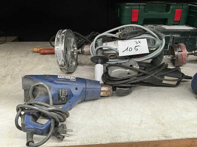 Lot diverse elektrische handgereedschappen (3x) - afbeelding 1 van  4