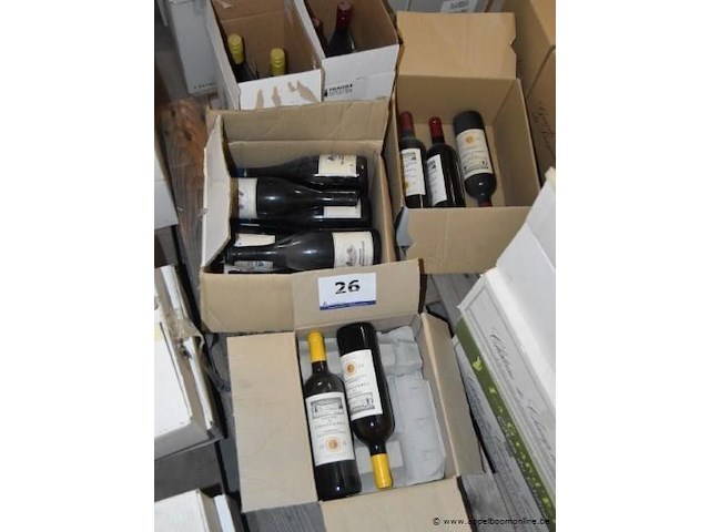 Lot diverse flessen wijn wo. chateau de garaguilhes - afbeelding 1 van  4