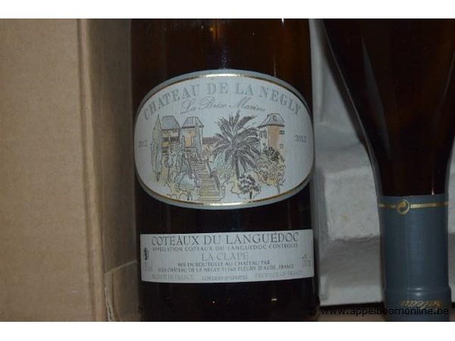 Lot diverse flessen wijn wo. château de la negly la brise marine 2012, coteaux du languedoc la clape,750ml - afbeelding 2 van  5