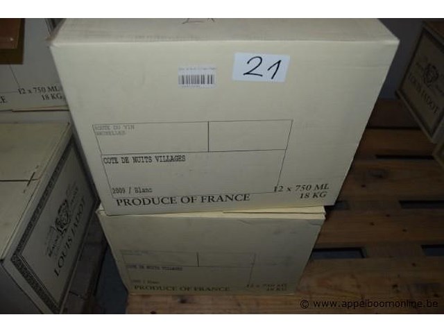 Lot diverse flessen wijn, wo. louis jadot, cote de nuits villages 2009, 750ml - afbeelding 2 van  2