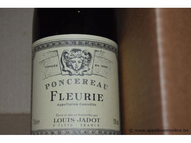 Lot diverse flessen wijn, wo. louis jadot, fleurie, 750ml - afbeelding 2 van  4