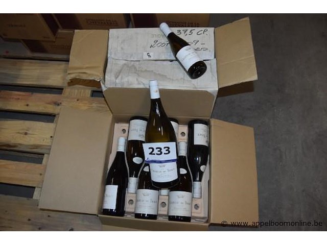 Lot diverse flessen witte wijn, wo.château de tracy, pouilly-fumé, 2023, 75cl - afbeelding 1 van  6