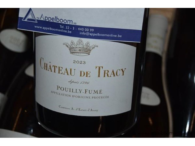 Lot diverse flessen witte wijn, wo.château de tracy, pouilly-fumé, 2023, 75cl - afbeelding 2 van  6