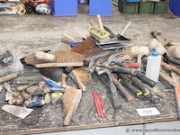Lot diverse gereedschap wo hamers, handzagen enz - afbeelding 2 van  5
