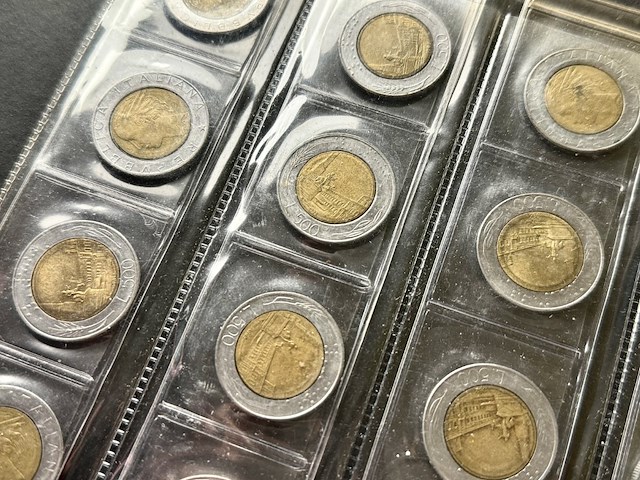 Lot diverse italiaanse munten - afbeelding 5 van  5