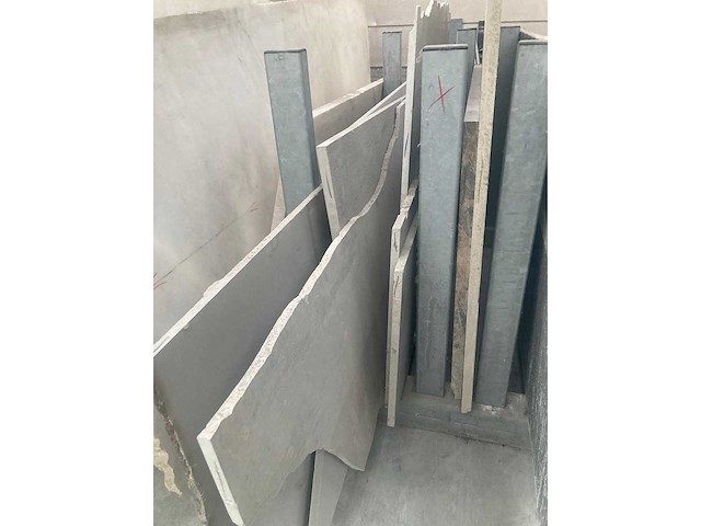 Lot diverse marmers pietra forte tot gris des ardennes - afbeelding 5 van  13