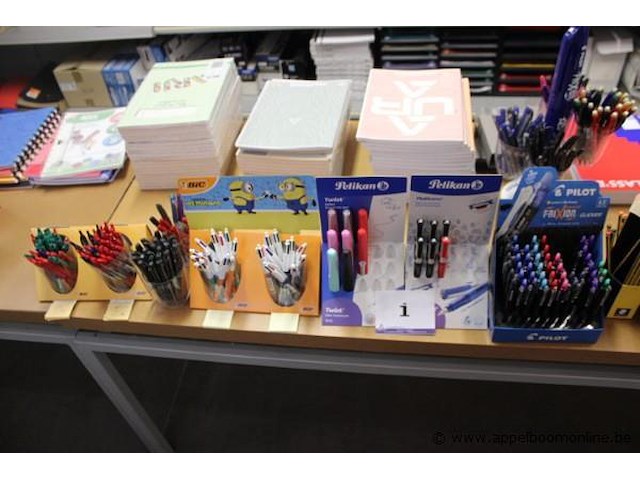 Lot diverse pennen en schriftjes - afbeelding 1 van  3