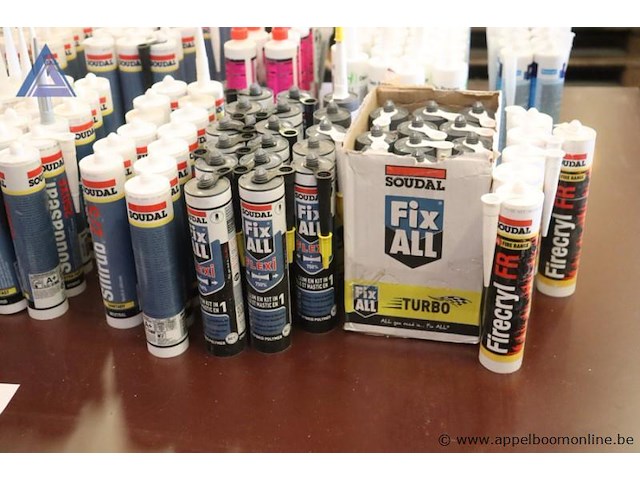 Lot diverse producten soudal wo soudal quick & clean soudal soudaseal 215lm soudal acryl extra - afbeelding 4 van  4