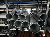 Lot diverse pvc afvoer buizen - dia 200 - grijs - afbeelding 1 van  2
