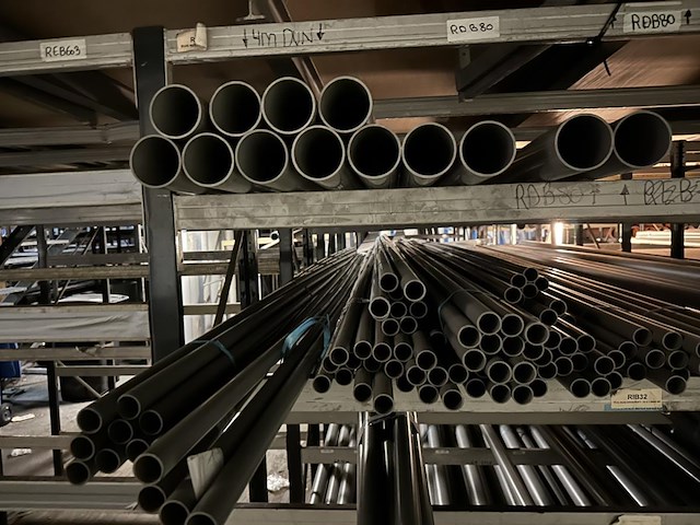 Lot diverse pvc afvoer buizen - dia 32 - 40 - 50 - 75 - afbeelding 2 van  5