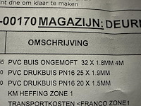 Lot diverse pvc afvoer buizen dyka wo. dia 32 - afbeelding 3 van  3