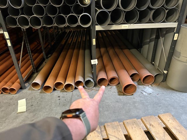 Lot diverse pvc afvoerbuizen - dia 160 & 200 - afbeelding 6 van  6