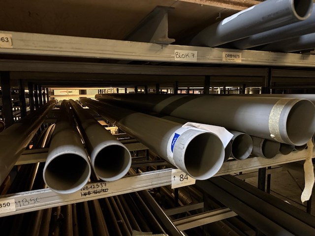 Lot diverse pvc afvoerbuizen - grijs - dia 125 - 160 - afbeelding 2 van  4