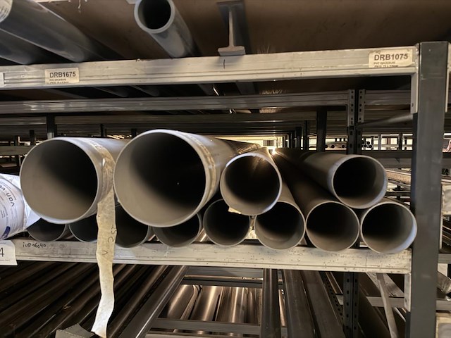 Lot diverse pvc afvoerbuizen - grijs - dia 125 - 160 - afbeelding 3 van  4