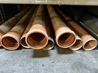 Lot diverse pvc afvoerbuizen - oranje - dia 160 - 110 - 125 - afbeelding 3 van  7