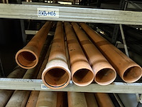 Lot diverse pvc afvoerbuizen - oranje - dia 160 - 110 - 125 - afbeelding 4 van  7