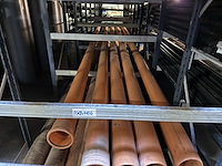 Lot diverse pvc afvoerbuizen - oranje - dia 160 - 110 - 125 - afbeelding 5 van  7