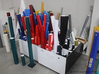 Lot diverse rollen folie, diverse kleuren en afmetingen - afbeelding 1 van  1