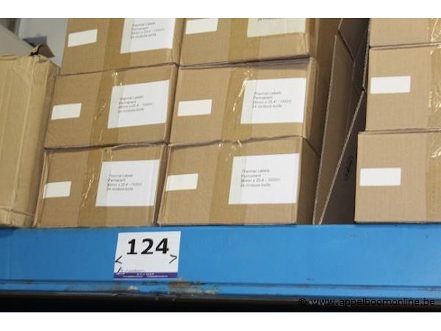 Lot diverse thermische labels - afbeelding 1 van  2