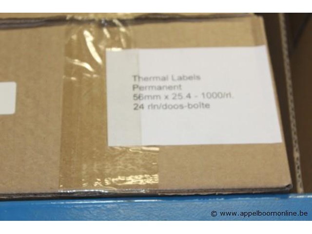 Lot diverse thermische labels - afbeelding 2 van  2