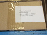 Lot diverse thermische labels - afbeelding 2 van  2