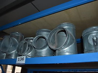 Lot diverse ventilatie onderdelen en hulpstukken - afbeelding 4 van  6