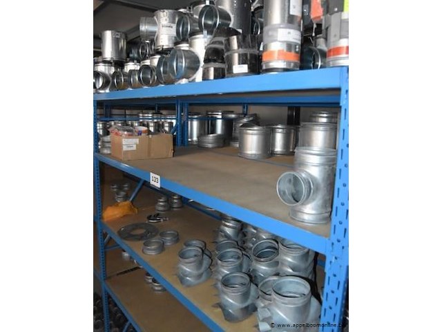 Lot diverse ventilatie onderdelen, wo. stal, articht, interalu, werking niet gekend - afbeelding 1 van  4