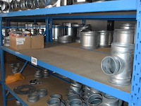 Lot diverse ventilatie onderdelen, wo. stal, articht, interalu, werking niet gekend - afbeelding 1 van  4