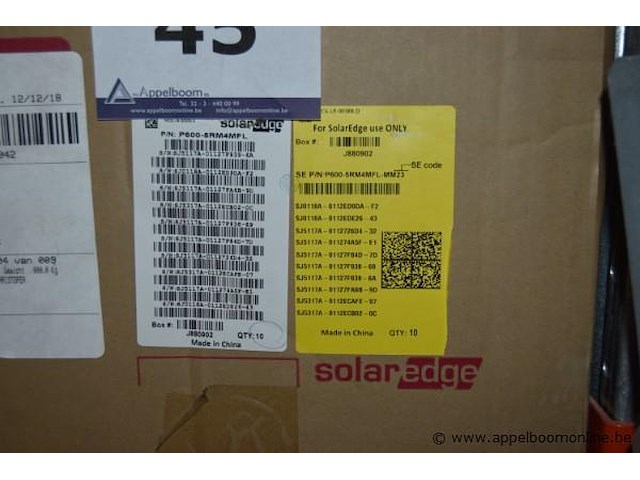 Lot diverse vermogensoptimalisators, wo. solaredge, p600-5rm4mfl, werking niet gekend - afbeelding 2 van  4