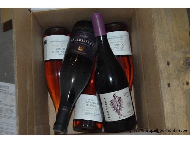 Lot diverse wijn, diverse merken en jaartallen, 75cl - afbeelding 2 van  4