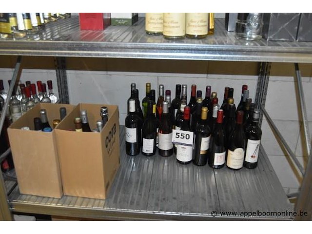 Lot diverse wijnen, wo. rode, rosé en mousserende wijn - afbeelding 1 van  4