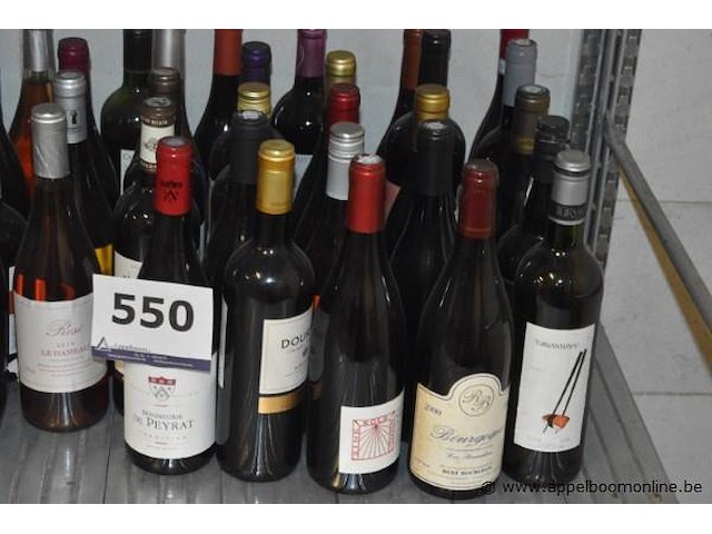 Lot diverse wijnen, wo. rode, rosé en mousserende wijn - afbeelding 2 van  4
